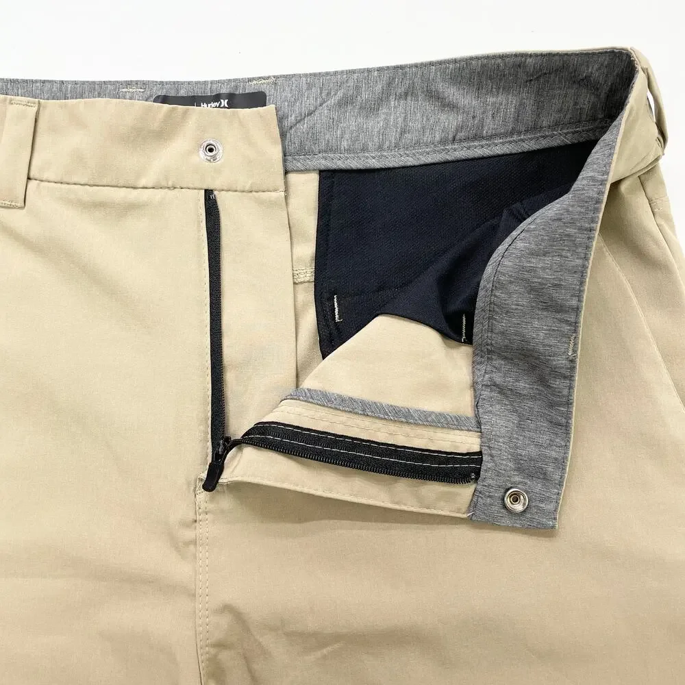 Hurley Boys 30 Phantom Walks Shorts Khaki Quick Dry Recycled Polyester CK1539